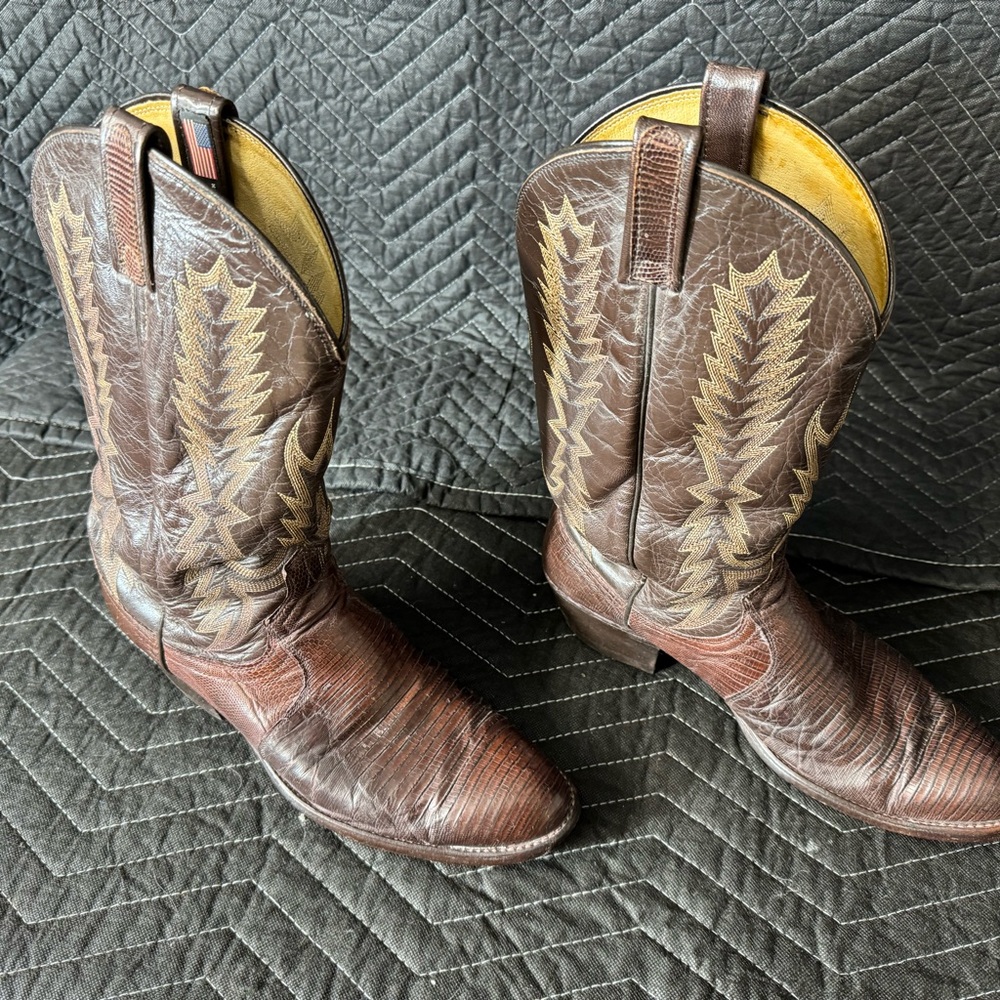 Dan Post Brown Western Cowboy Boots